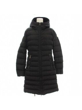Moncler Talev Down Coat Outer Hologram Tag Hood Black 2